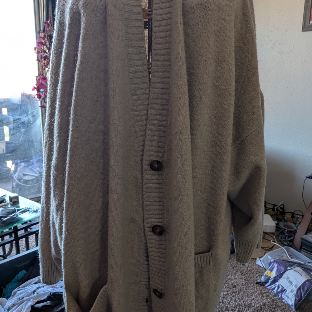 torrid Cream Knit Cardigan